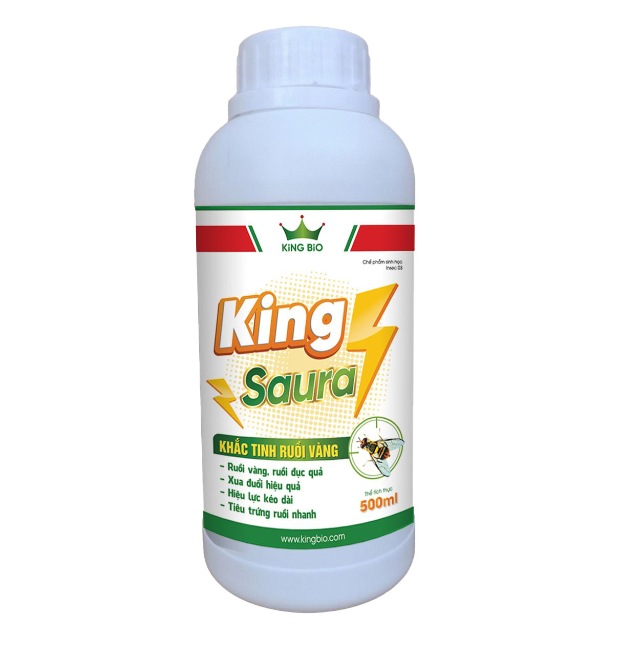 King SAURA – Đặc trị ruồi vàng – Ruồi đục quả